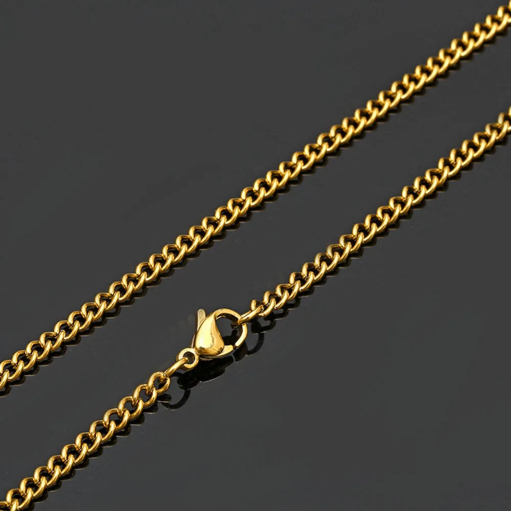 Dainty Open Curb Chain Necklace