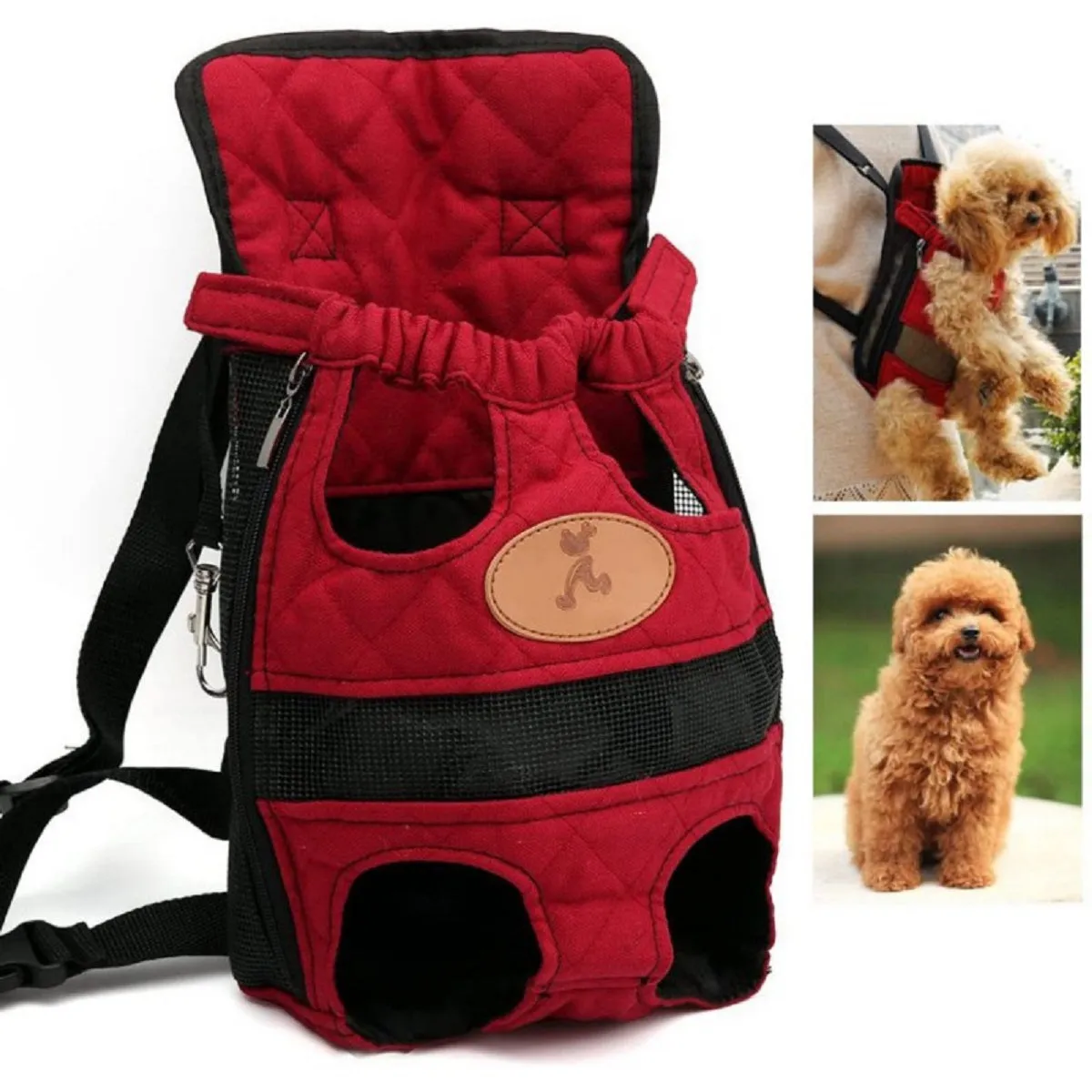 Dog And Pet Carrier Front Backpack Front Chest Holder For Puppy