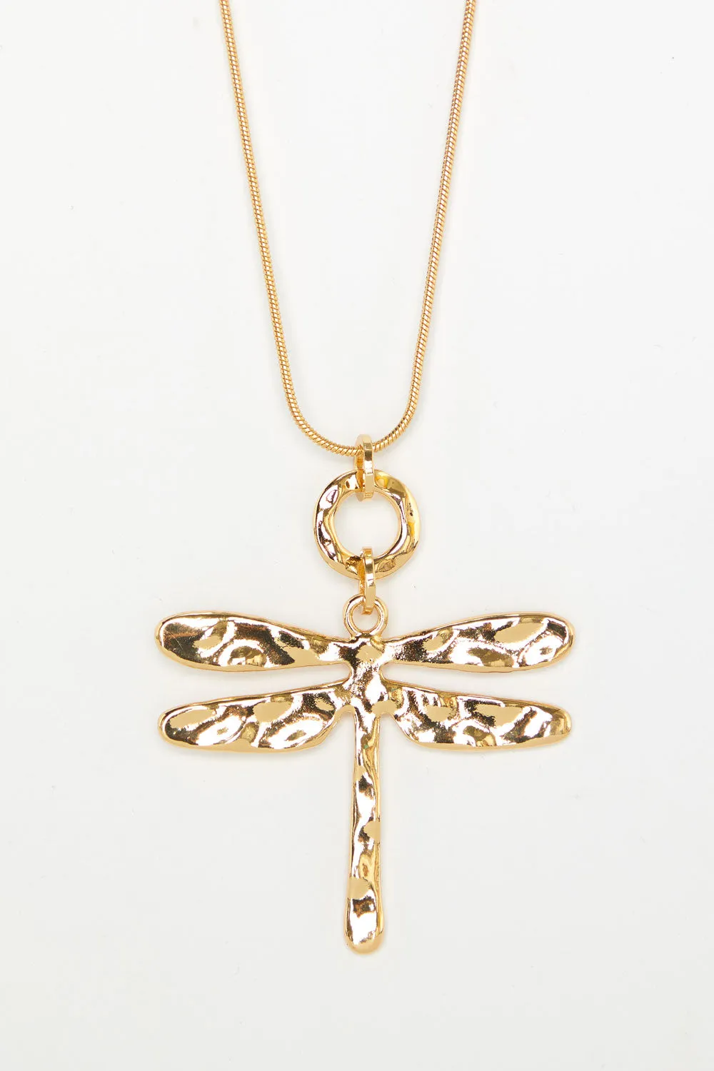 Dragonfly Necklace - Gold