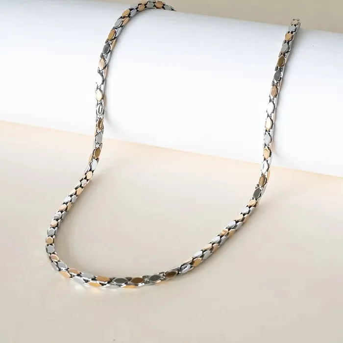 Dual Tone Link Men's Chain