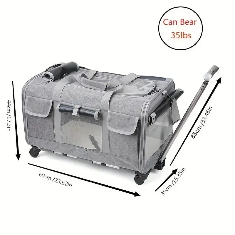 Extra Large Portable Pet Trolley Case
