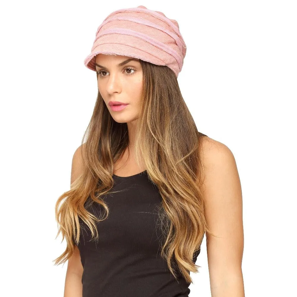 Fabseasons Pink Foldable Turkey Cotton Fancy Cap