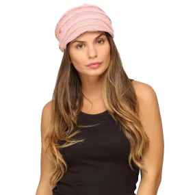 Fabseasons Pink Foldable Turkey Cotton Fancy Cap