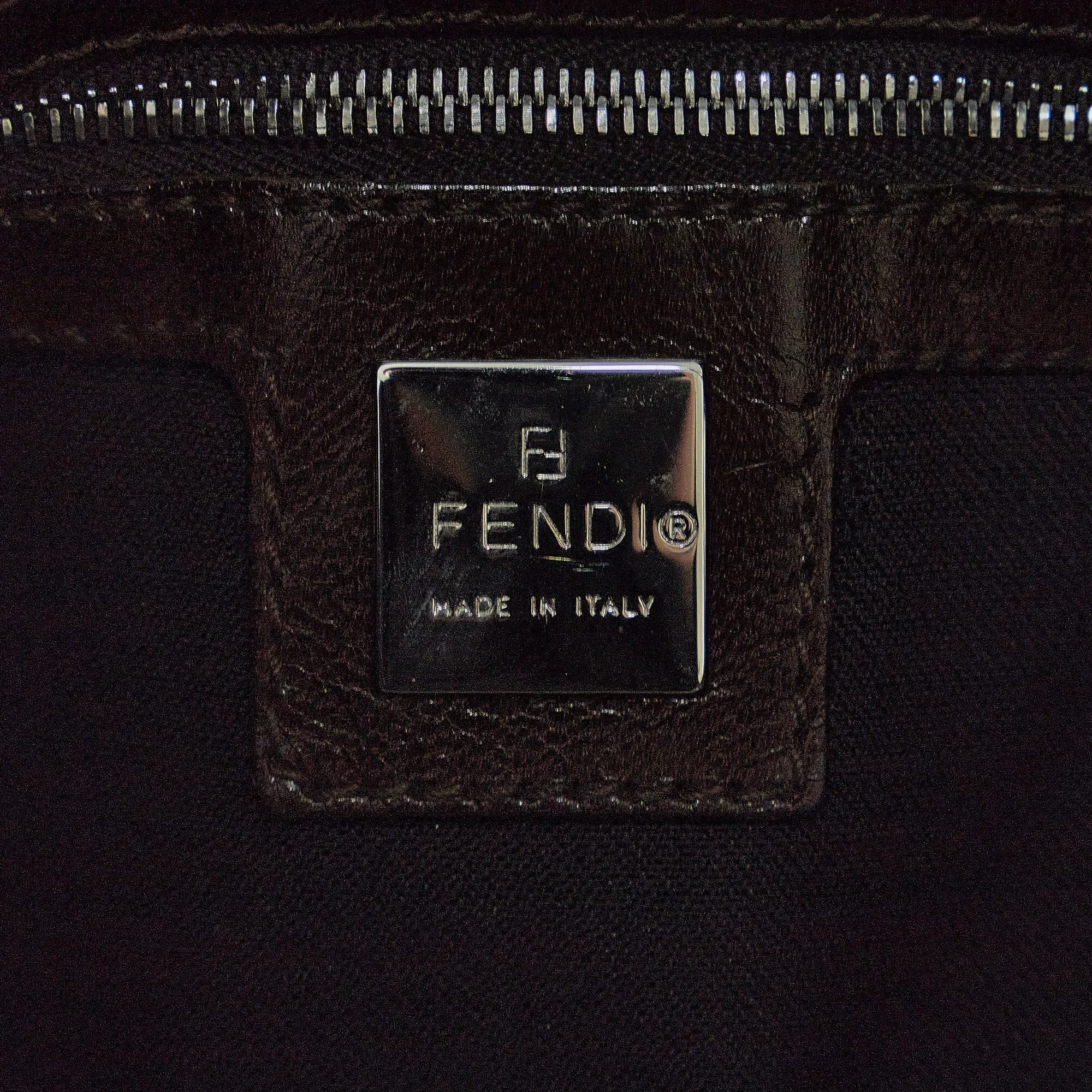 FENDI Suede Shoulder Bag