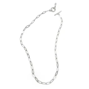 Fine Chainlink Collar - Silver