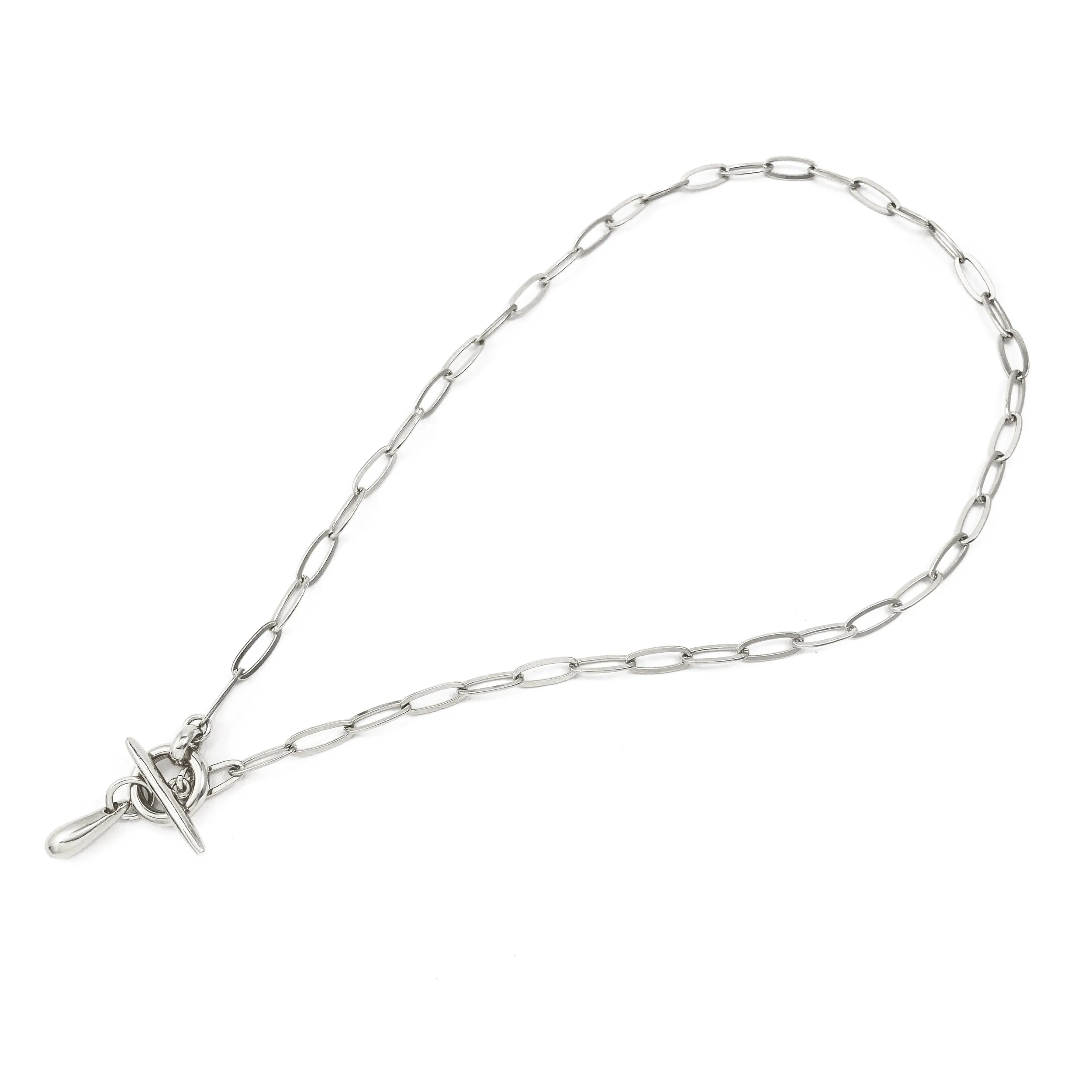 Fine Chainlink Collar - Silver