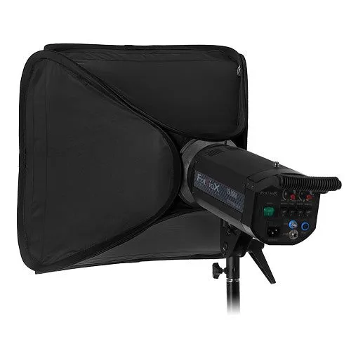 Fotodiox Pro Foldable Softbox PLUS Grid (Eggcrate) with Quantum Qflash Speedring for Quantum, TRIO Flash and Compatible Strobes