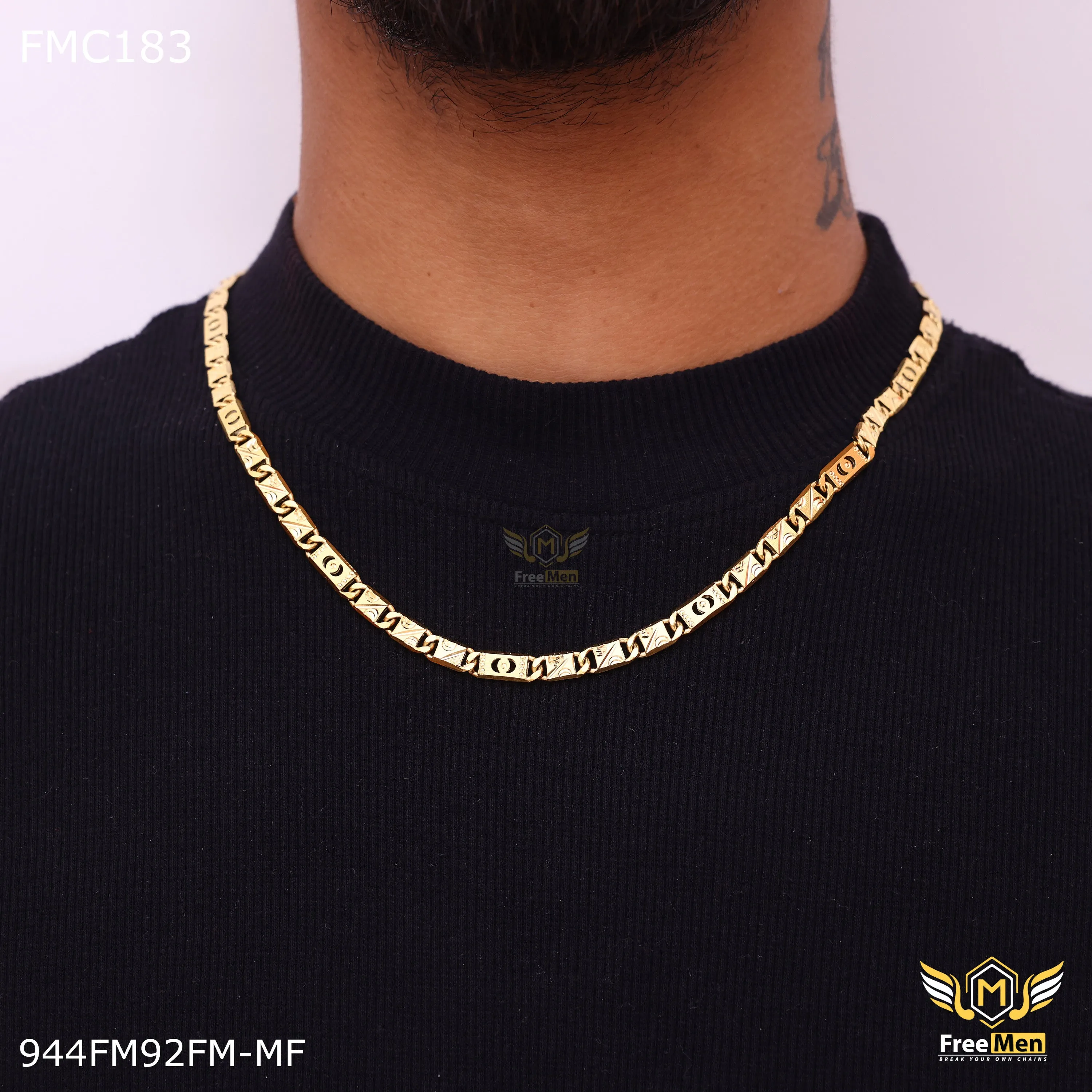 Freemen Beautiful C Nawabi TBO chain for Men - FMC183