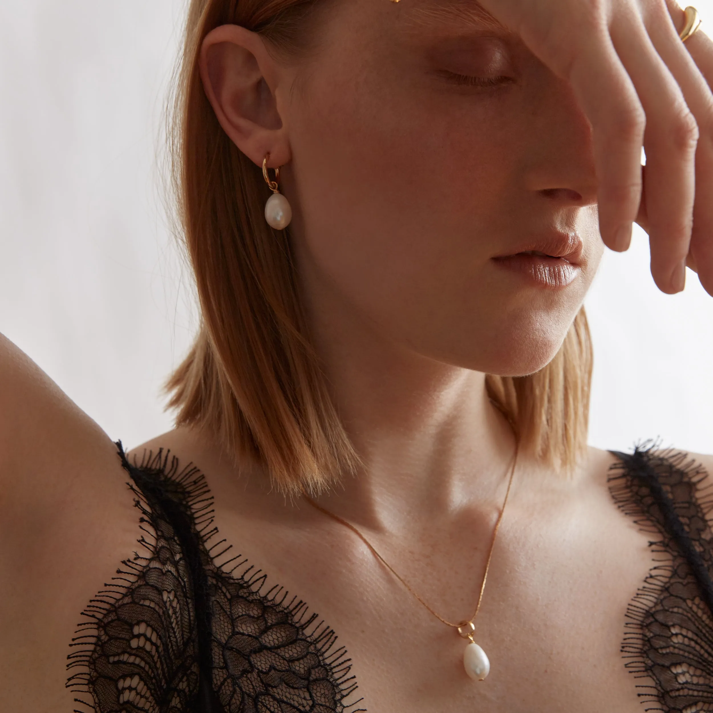 Freshwater Pendant - Gold