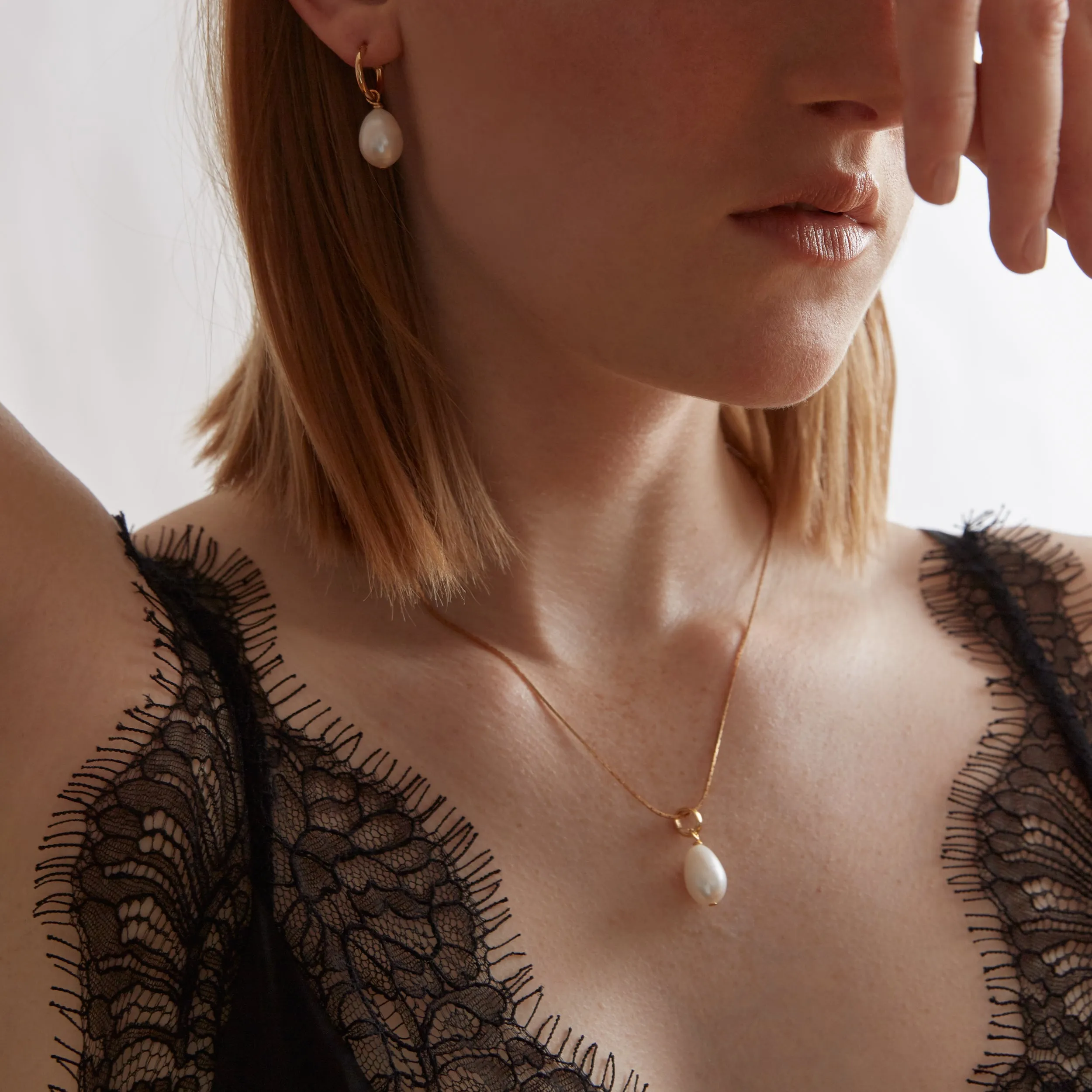 Freshwater Pendant - Gold