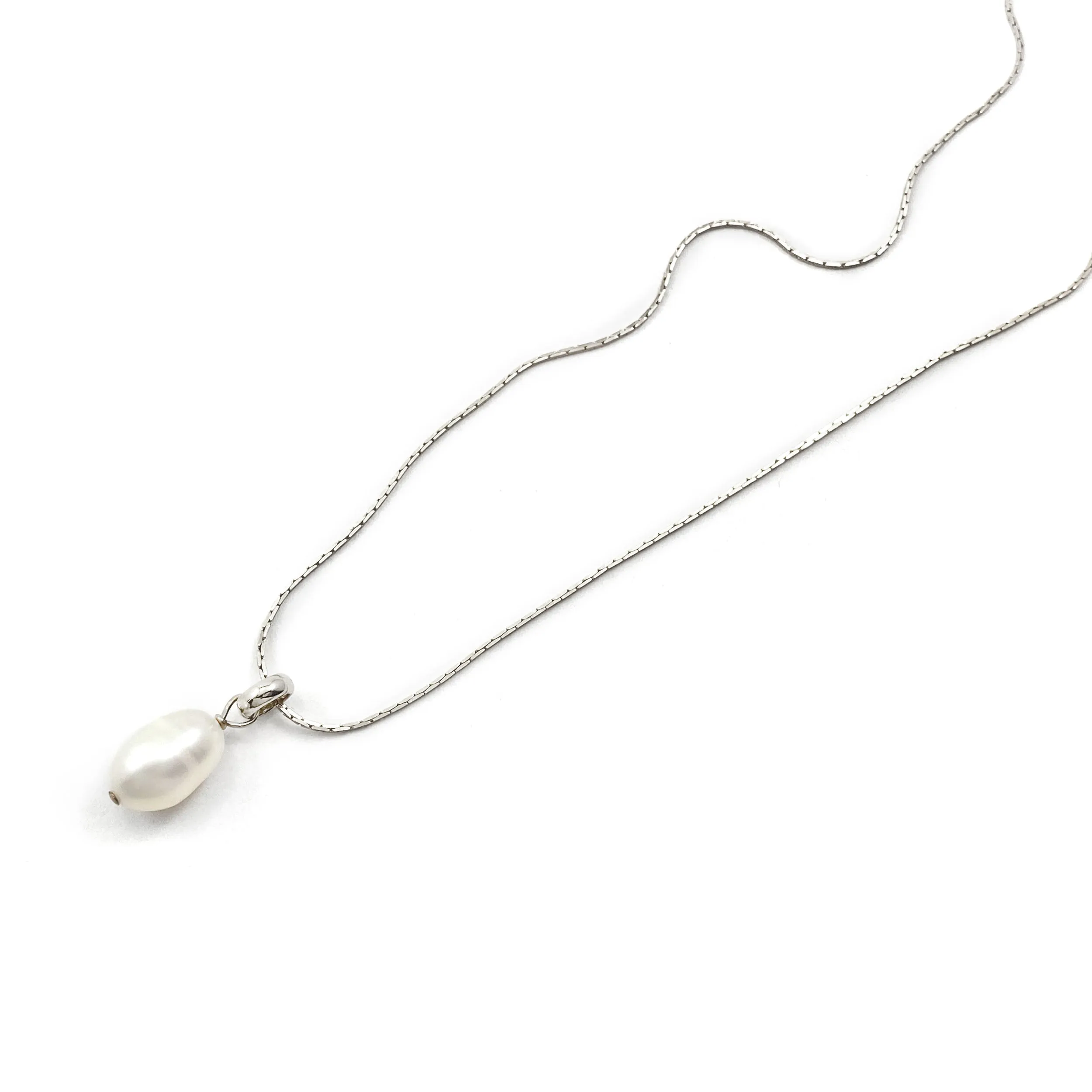 Freshwater Pendant - Silver