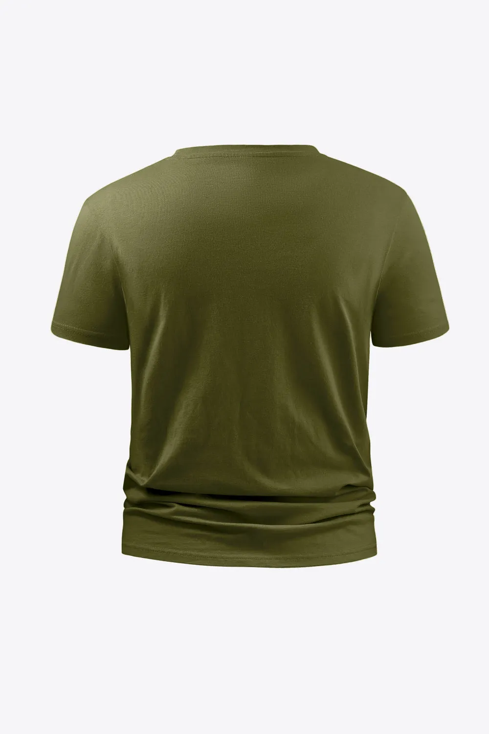 Full Size BEST DAD EVER Graphic Round Neck Short Sleeve Cotton T-Shirt