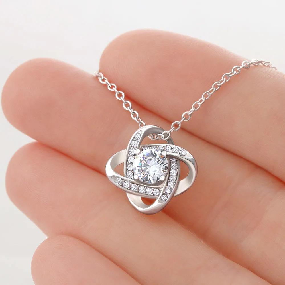 Gift For Wife Beautiful Love Knot Necklace For Wife