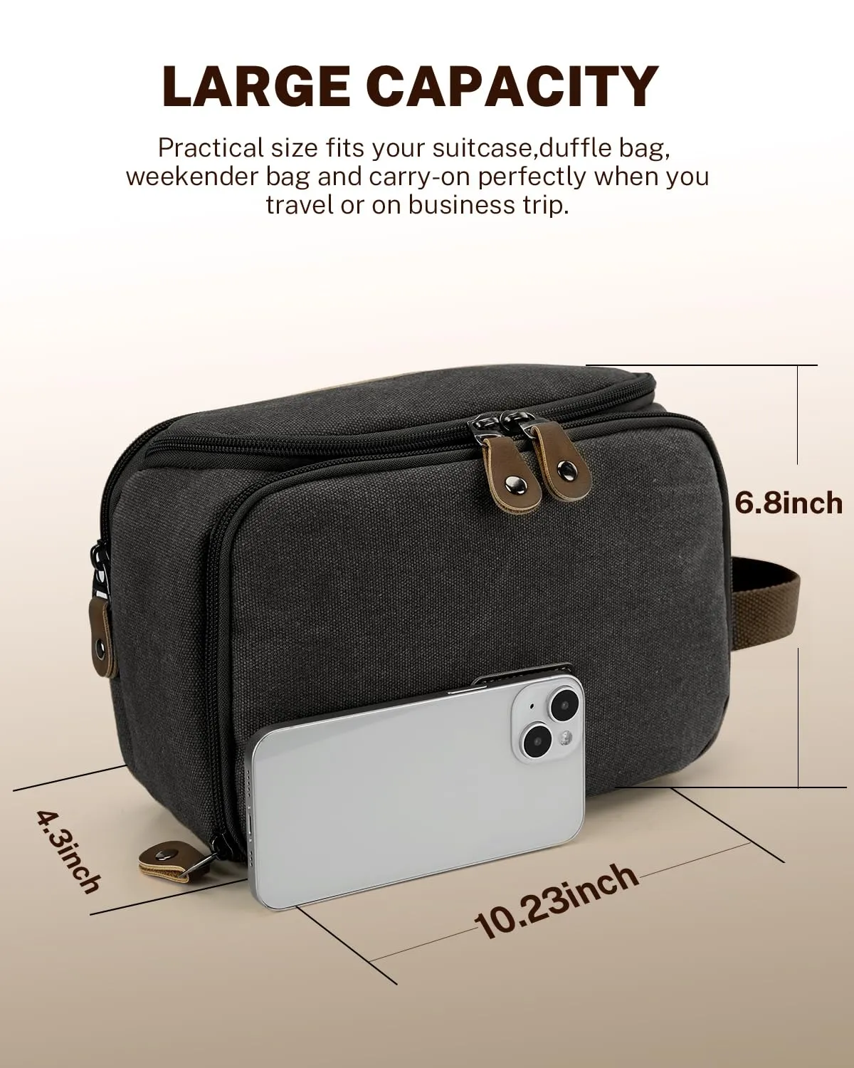 Gonex Travel Toiletry Bag for Men