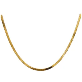 Herringbone Chain in 14 Karat Yellow Gold 1.75 mm Wide