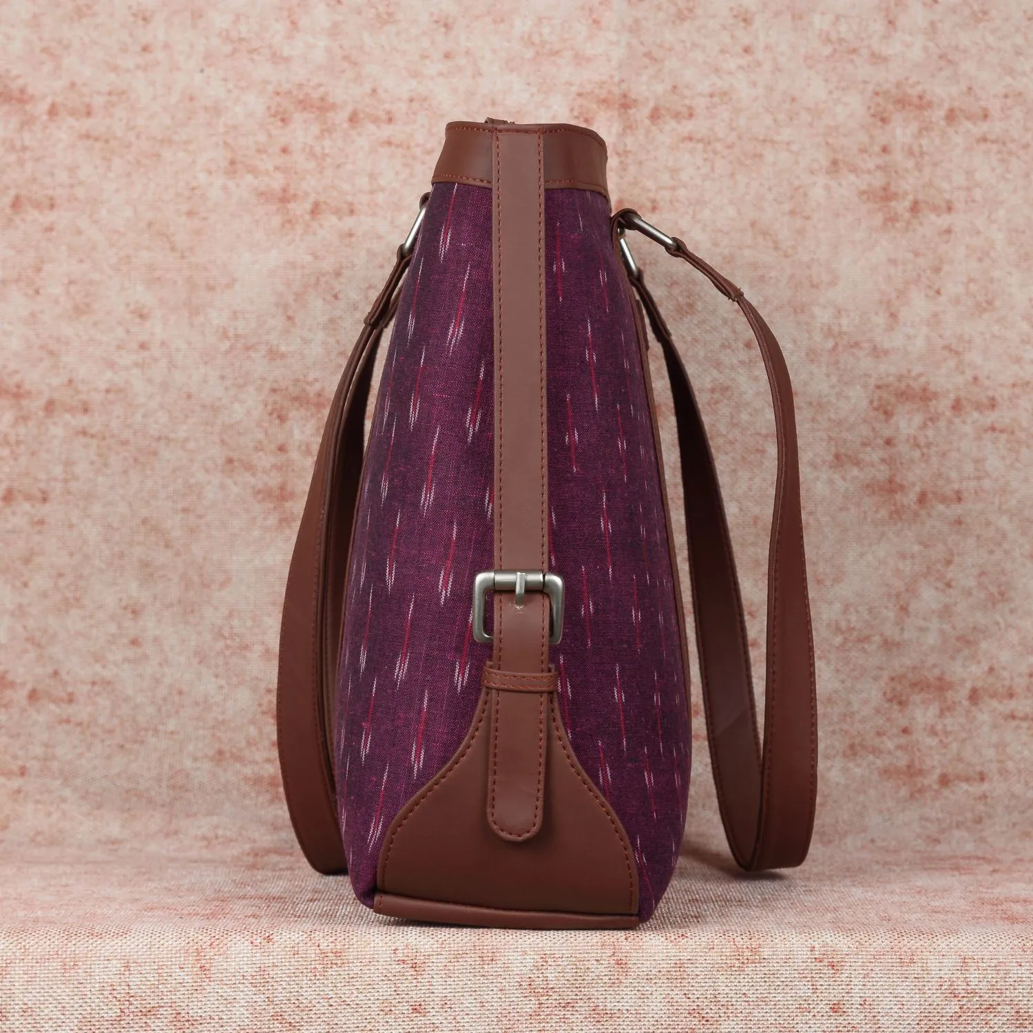 Ikat Magenta Needle Women's Office Bag