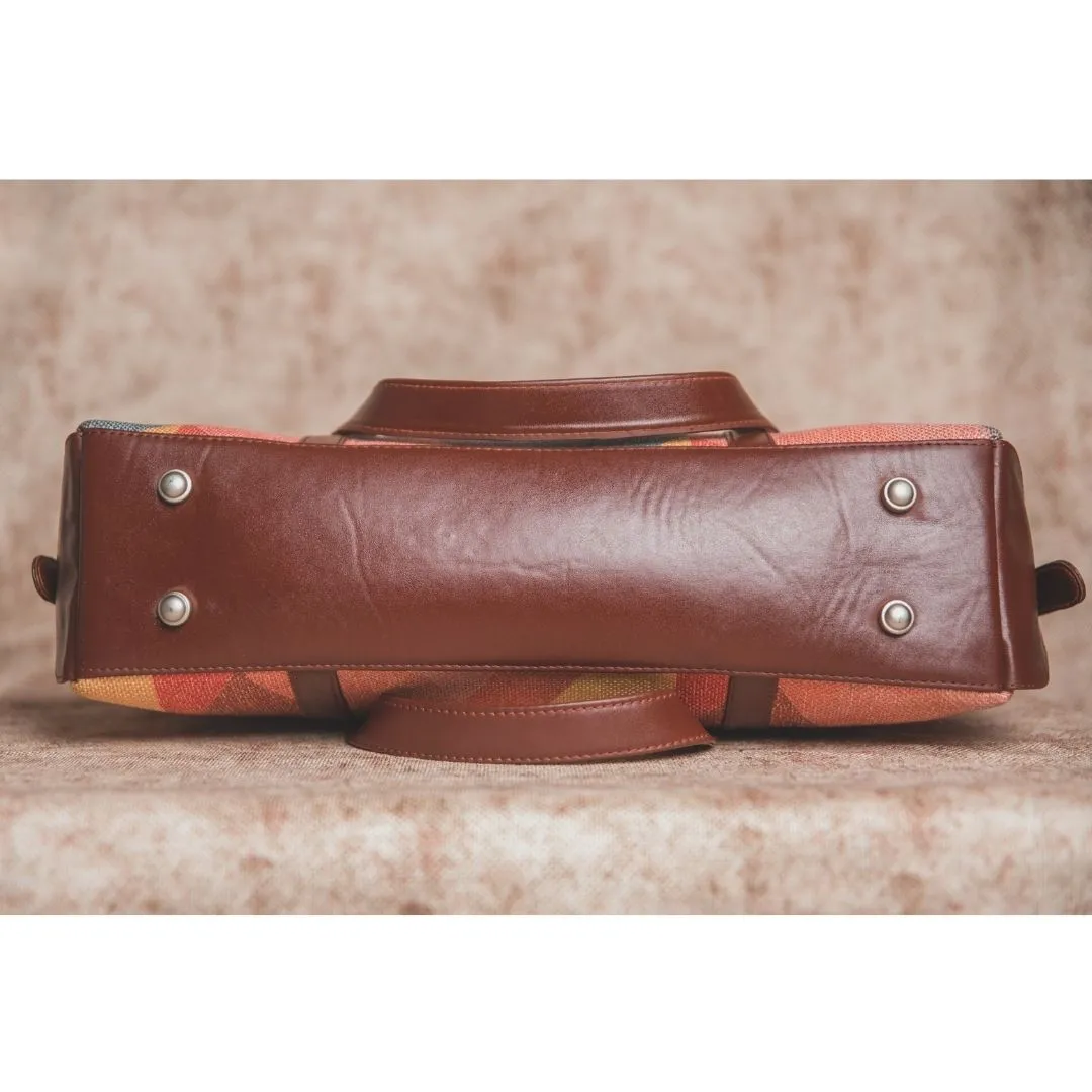 Ikat Magenta Needle Women's Office Bag