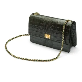 Julia Bag - Green Croc