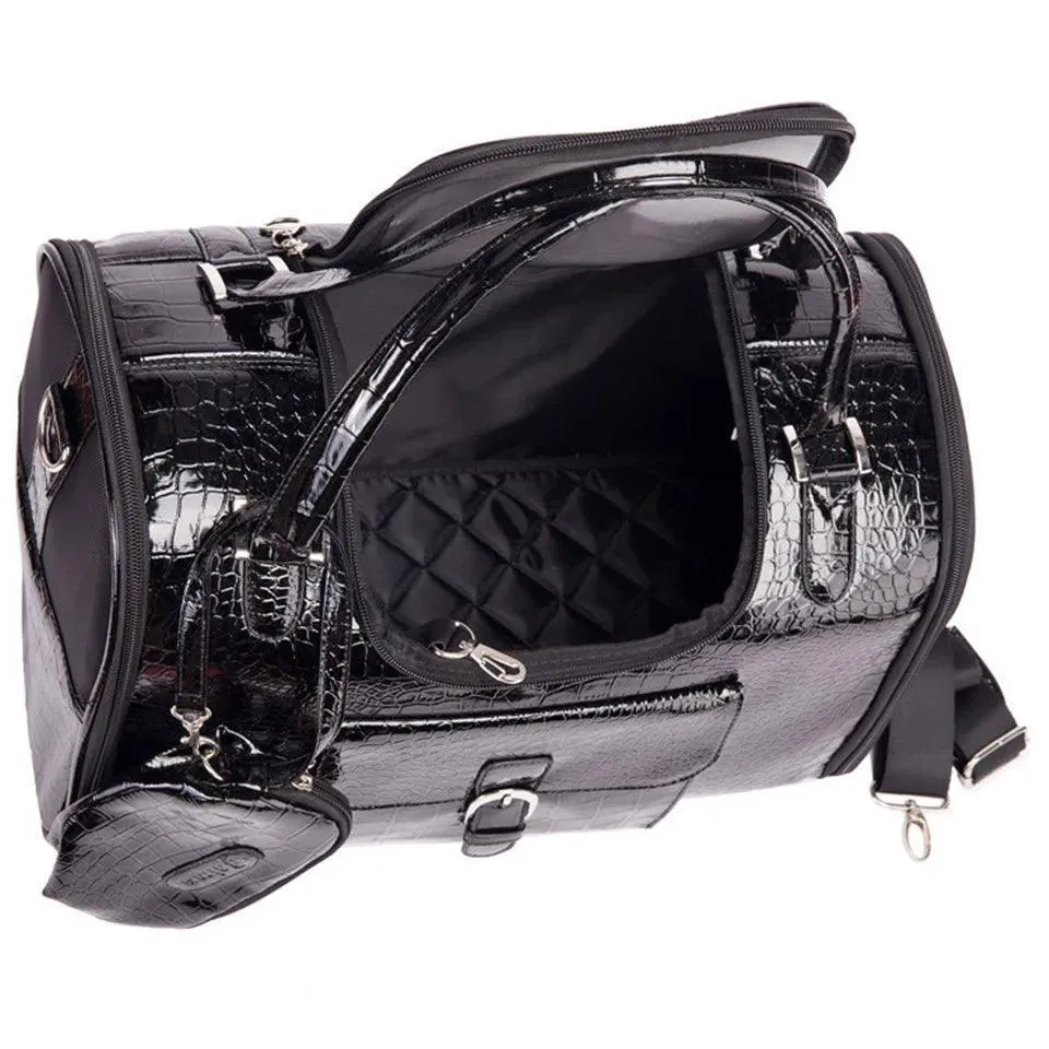 Leather Dog Carrier: Stylish Pet Bag for Outdoor Adventures & Travel