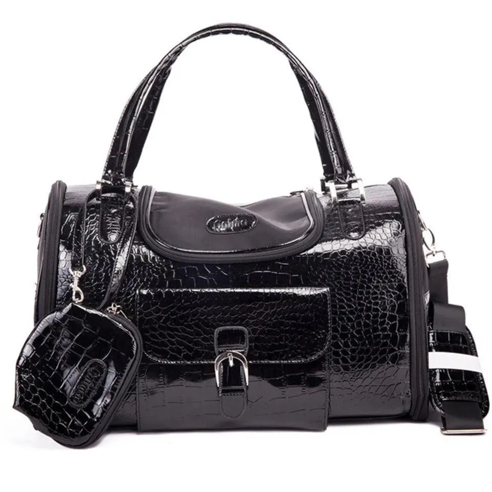 Leather Dog Carrier: Stylish Pet Bag for Outdoor Adventures & Travel