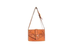 Leather Foldover Bag - Multiple Colors