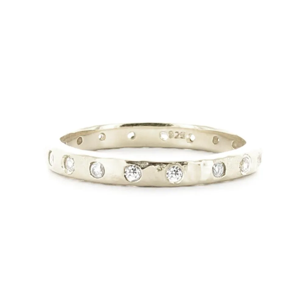 LOVE STACKING RING & PENDANT SILVER