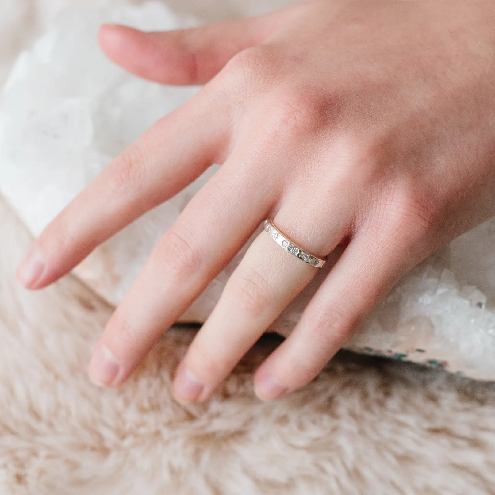 LOVE STACKING RING & PENDANT SILVER
