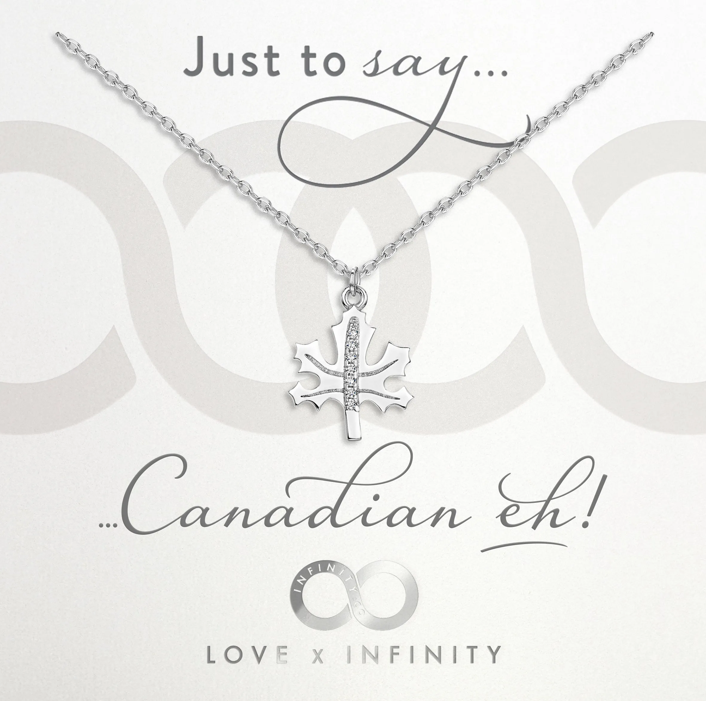 LXI Canadian maplel Pendant- Rhodium