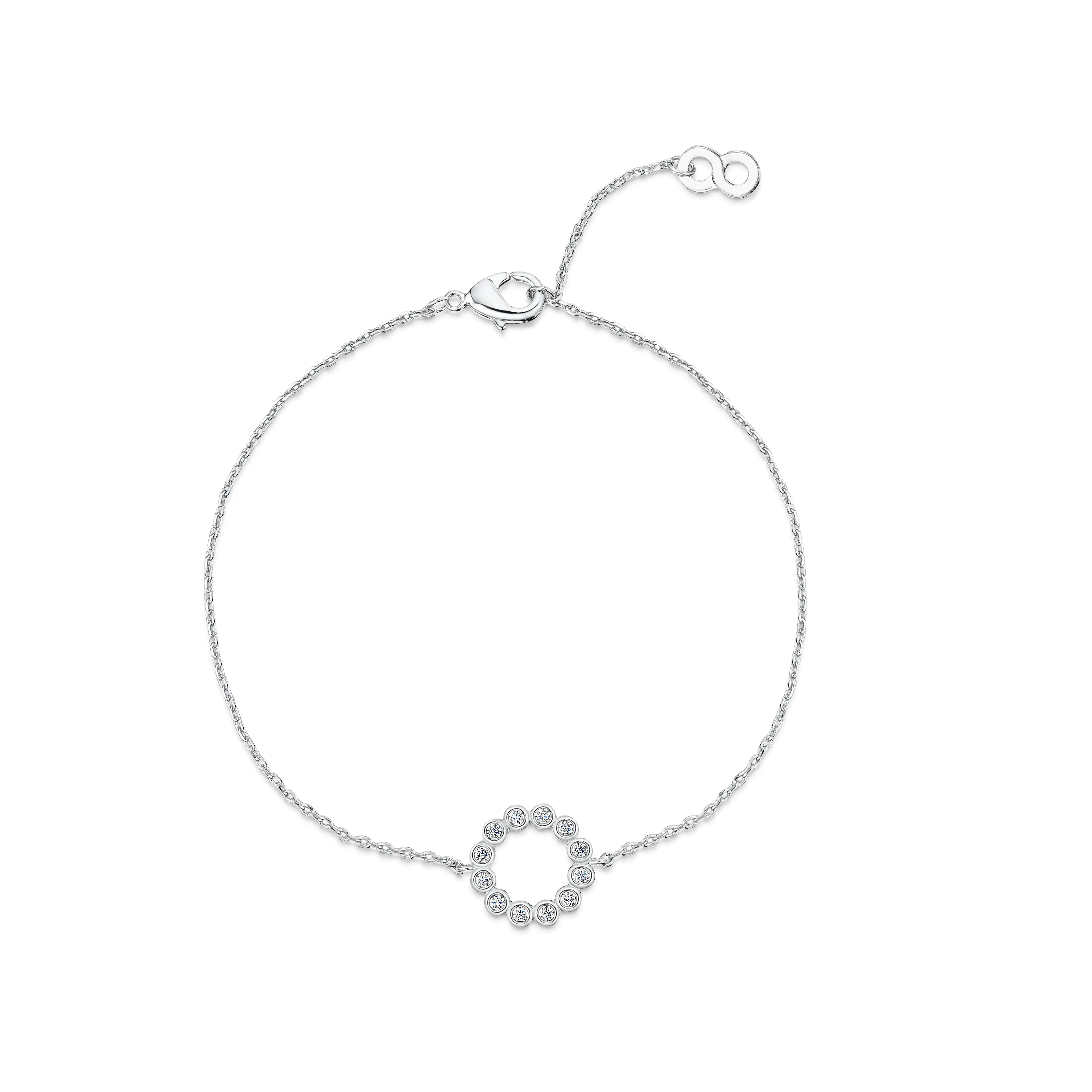 LXI CZ Halo Bracelet