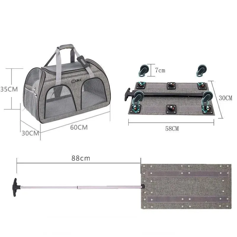 Maine Coon / Multi Cat Trolley - Large-Capacity Carrier