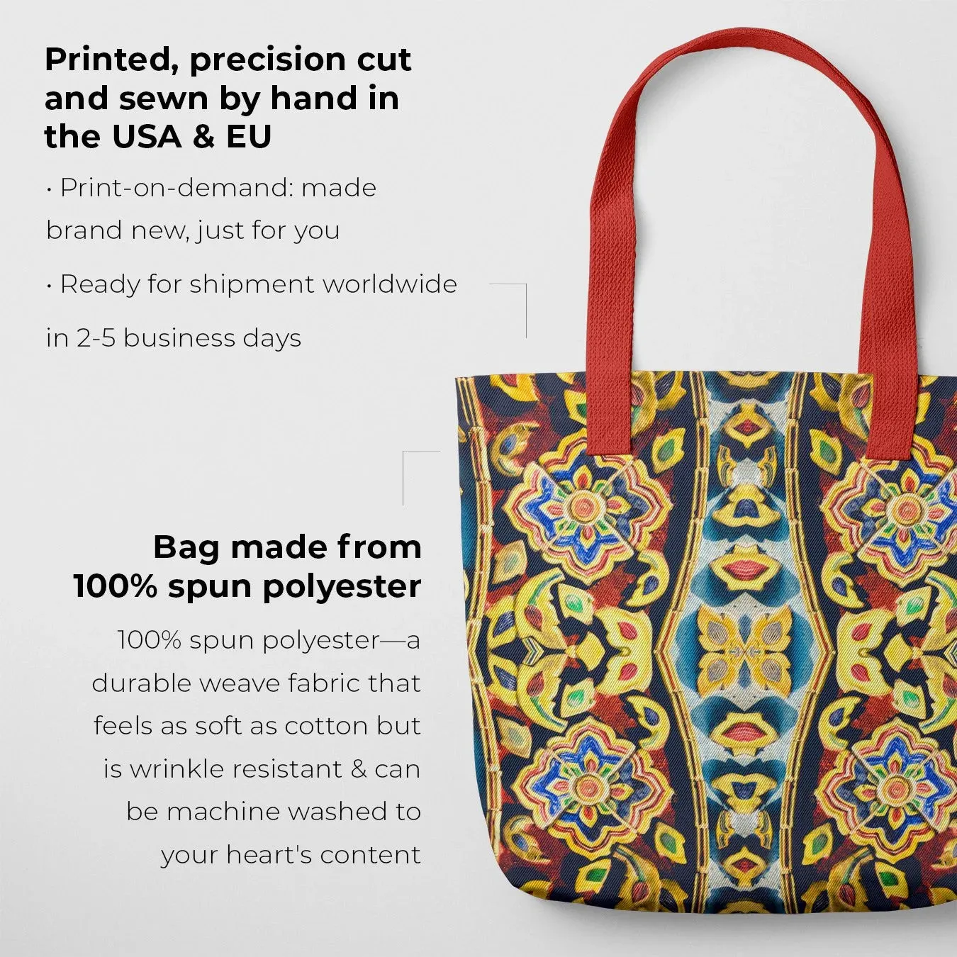 Masala Thai - Mosaic Art Shopping Tote