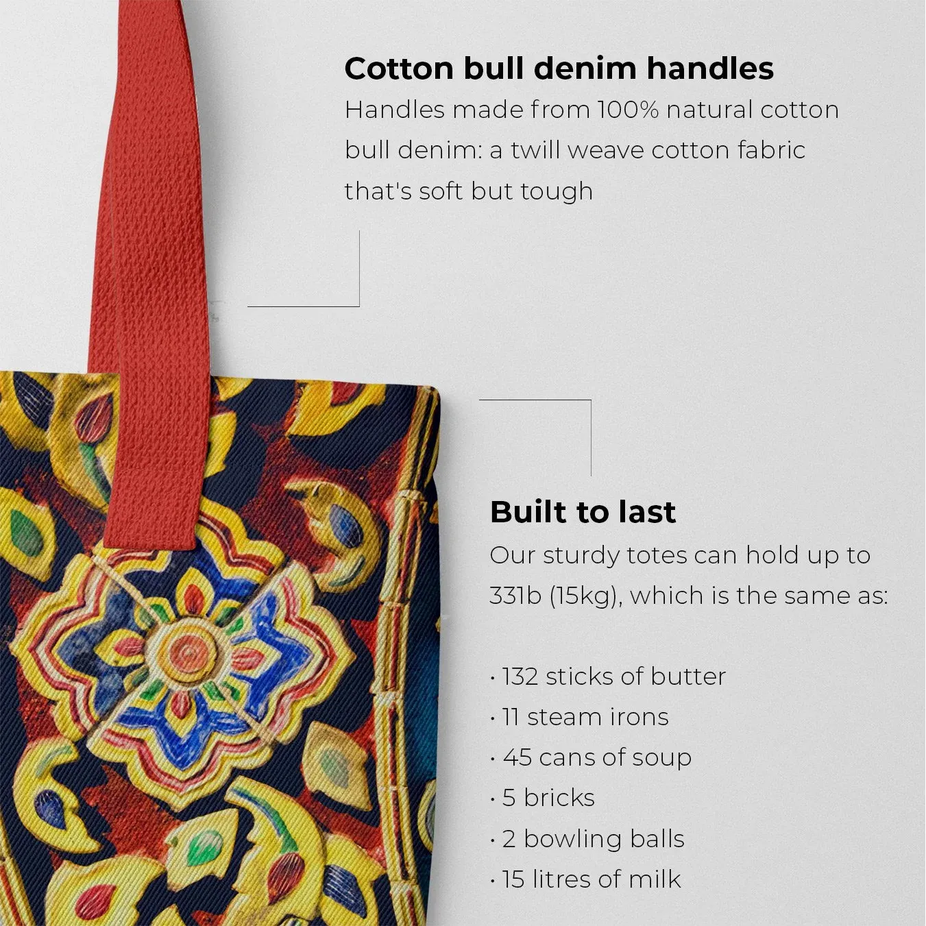 Masala Thai - Mosaic Art Shopping Tote