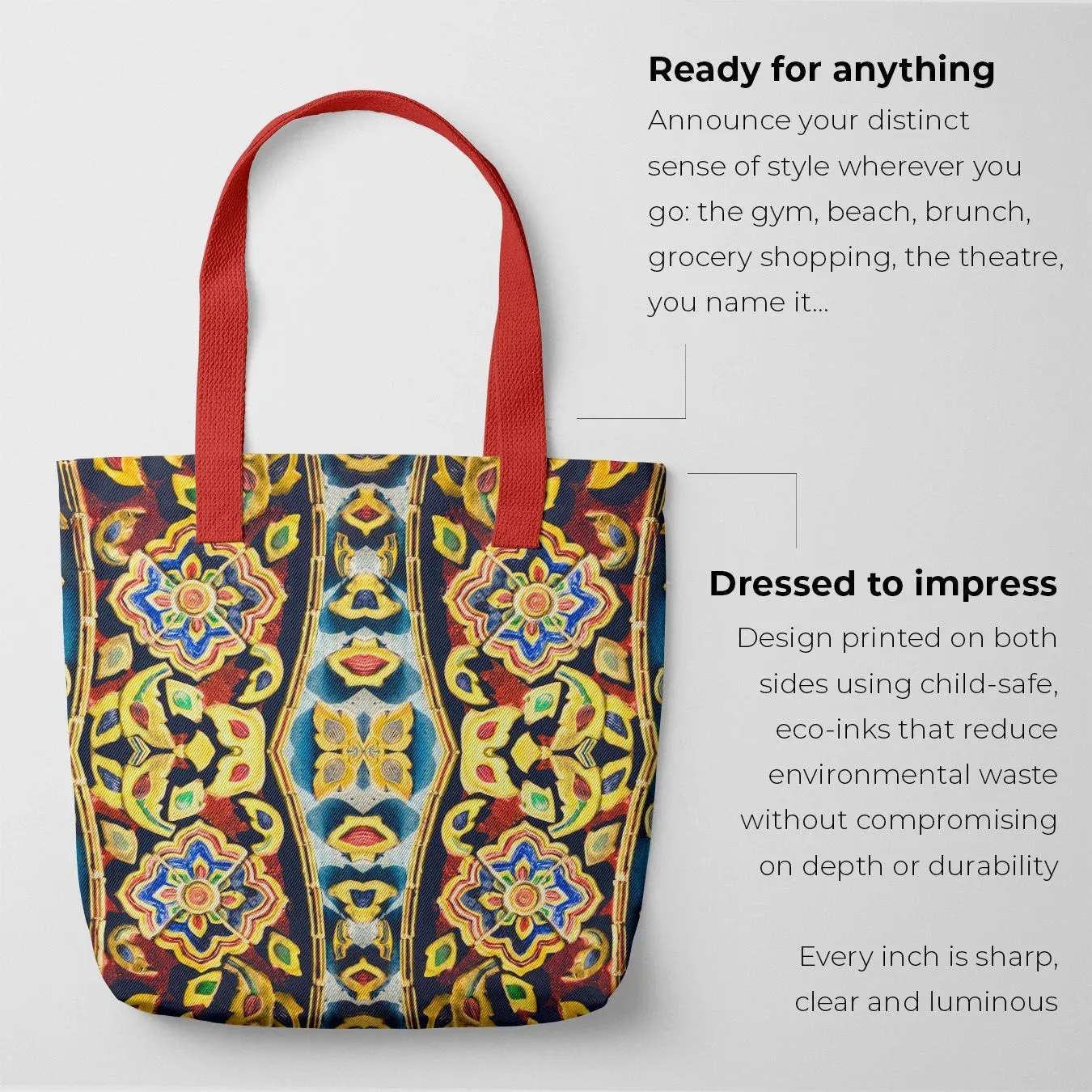 Masala Thai - Mosaic Art Shopping Tote