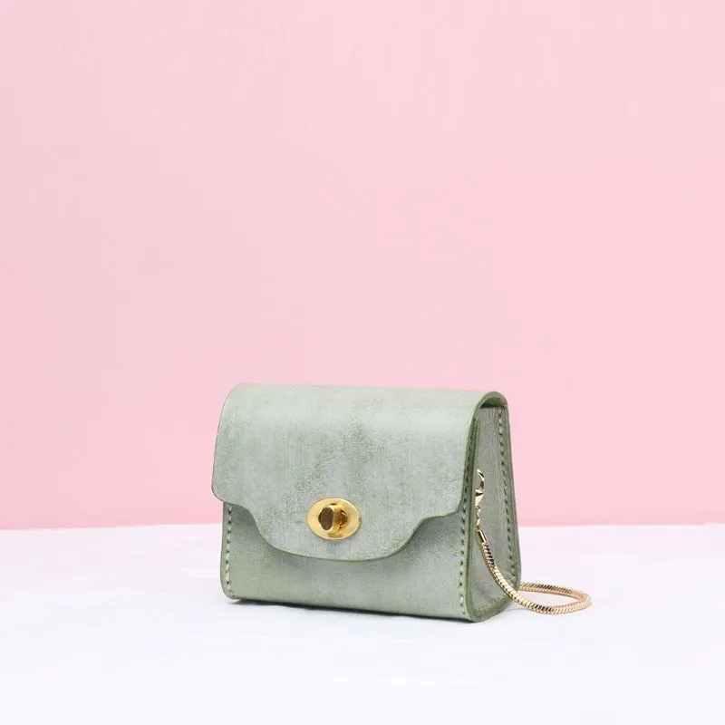 Mini Womens Leather Chain Crossbody Purse Shoulder Bags for Women