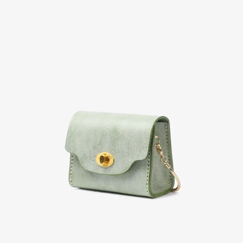Mini Womens Leather Chain Crossbody Purse Shoulder Bags for Women