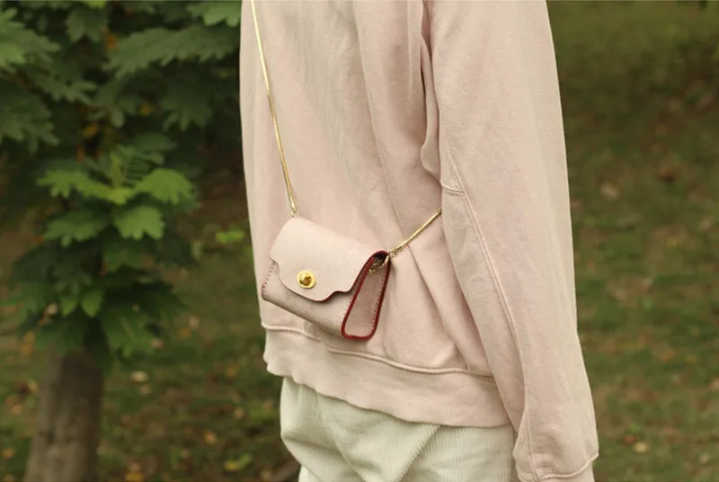 Mini Womens Leather Chain Crossbody Purse Shoulder Bags for Women