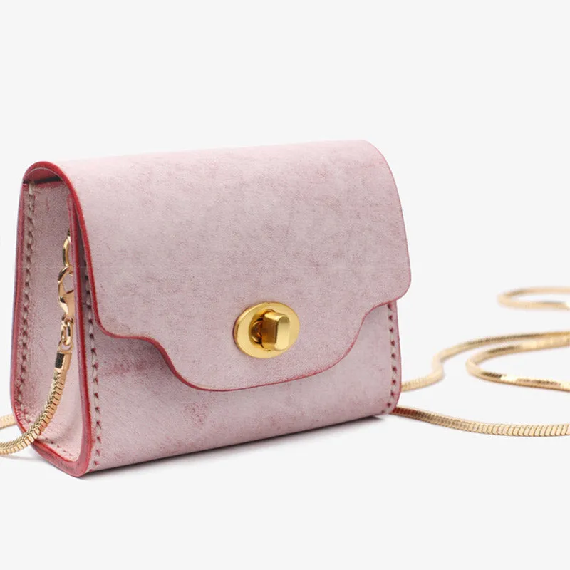 Mini Womens Leather Chain Crossbody Purse Shoulder Bags for Women