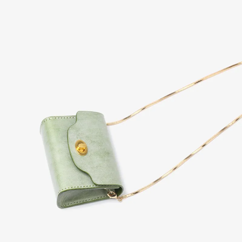 Mini Womens Leather Chain Crossbody Purse Shoulder Bags for Women