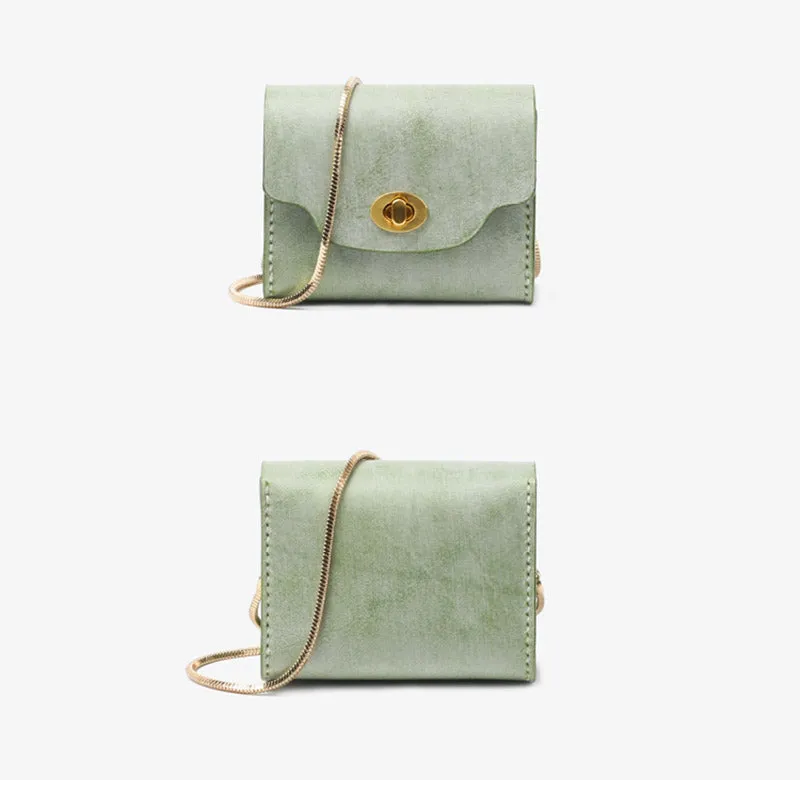 Mini Womens Leather Chain Crossbody Purse Shoulder Bags for Women