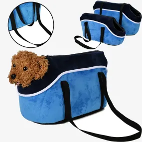 Pet Travel Bag: Soft-Sided Carrying Bag for Dogs and Cats - Adjustable and Comfortable for Chihuahuas, Teddies, and Small Pets on Outdoor Adventures