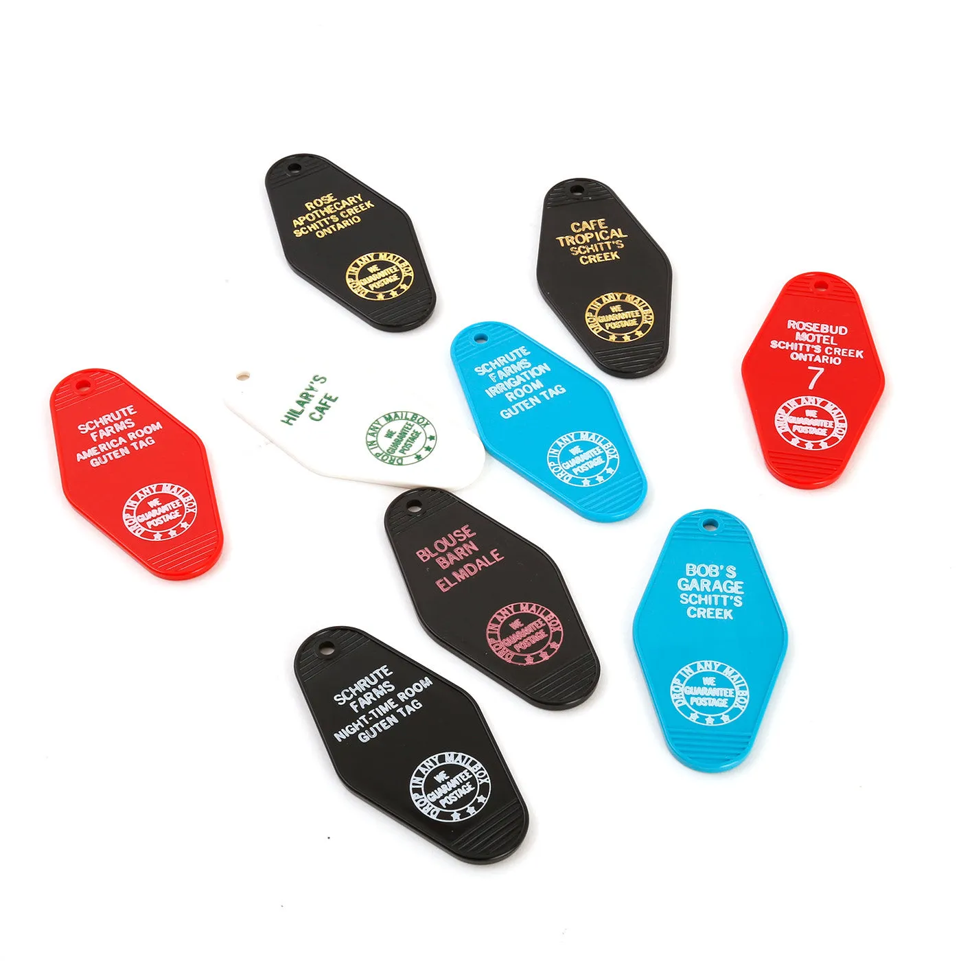 Pop Culture Hotel Key Chain / Rosebud Motel