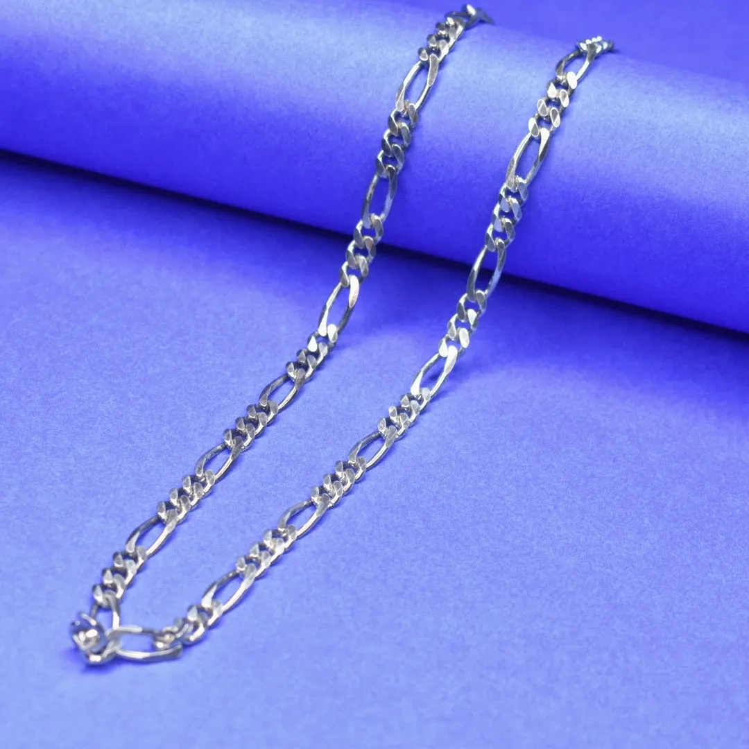 "Bold and Brilliant: The Pure Silver Tendulkar Chain for Men"