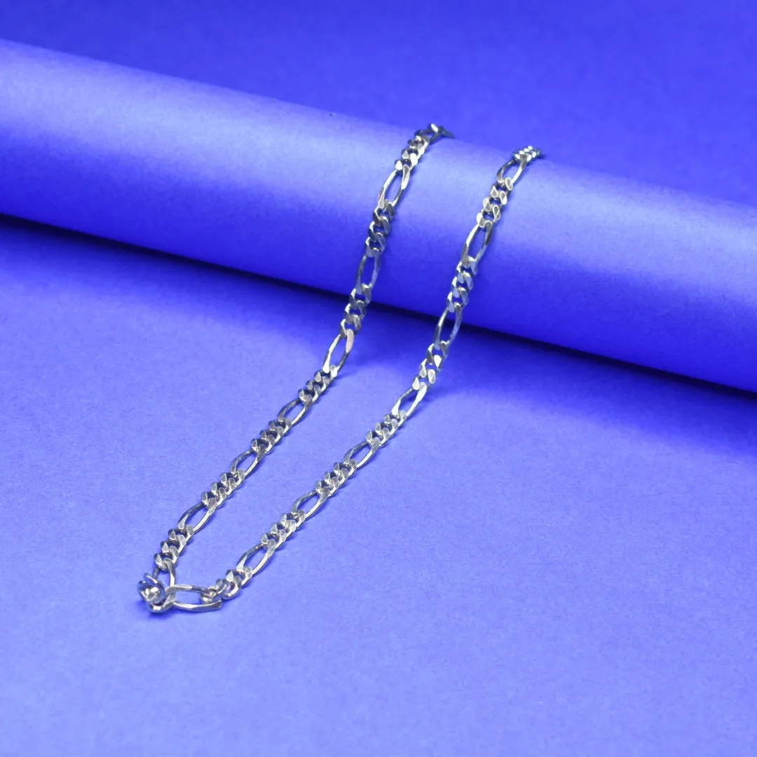 "Bold and Brilliant: The Pure Silver Tendulkar Chain for Men"