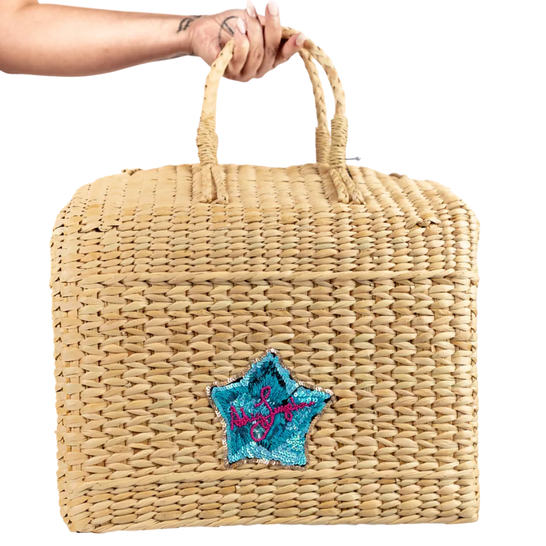 "Posh Twat" Seagrass Picnic Basket