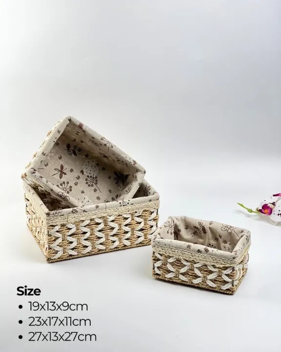 Rattan Basket set - (S115)