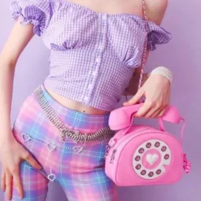 Real Phone Music Player Speaker Bag Kawaii Academia Y2K Cottagecore Coquette Fairycore Dollette Princesscore