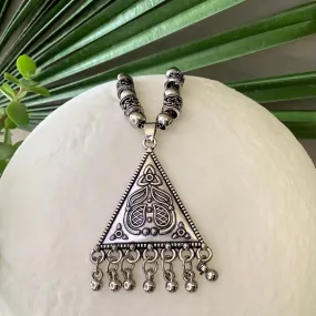 Salvanity German Silver Illuminati Necklace