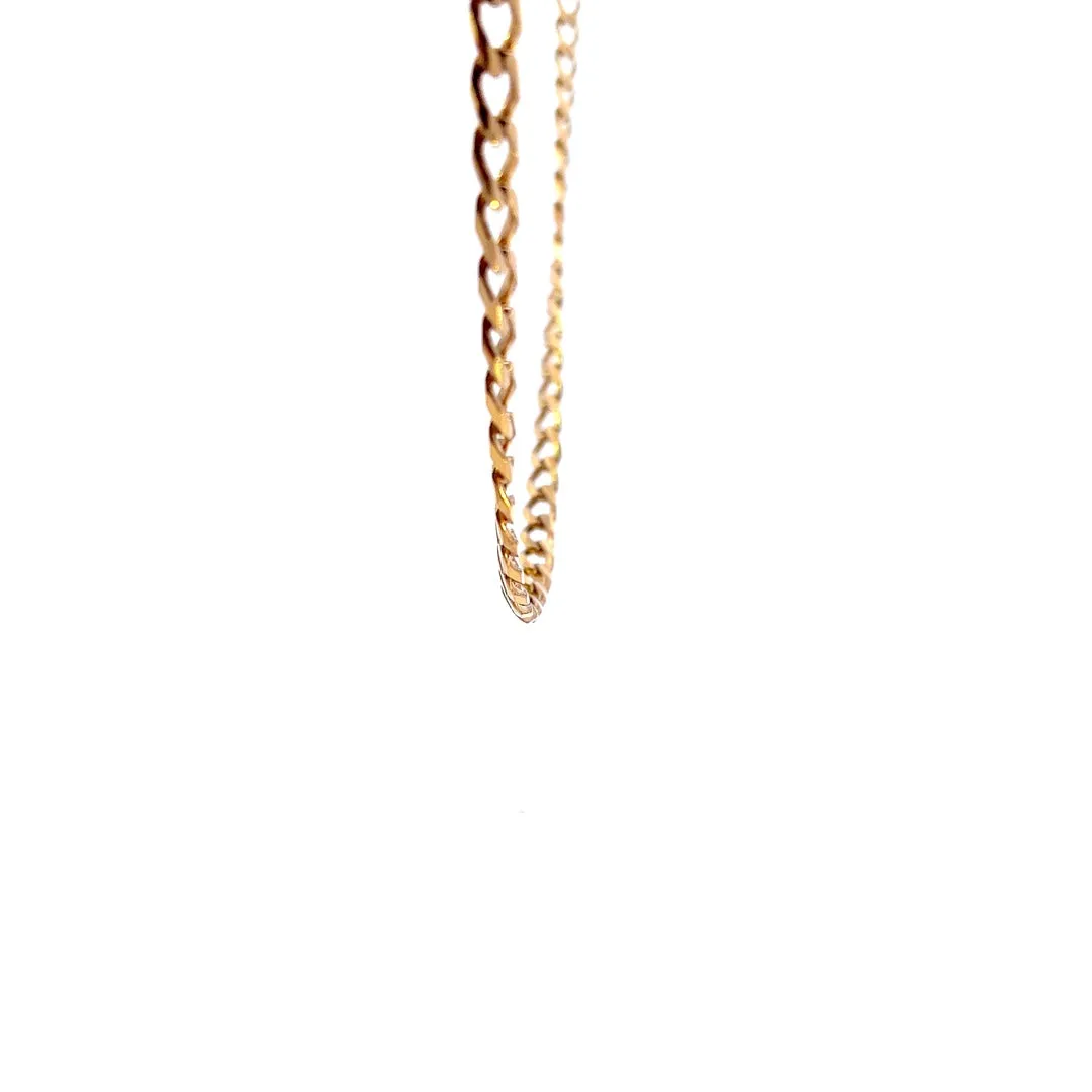 Showcasing a Masterpiece: The Yellow Gold Curb Link Chain!