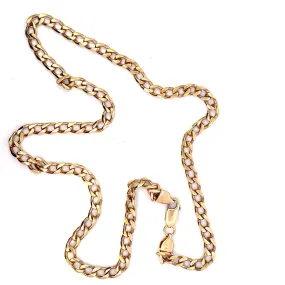Showcasing a Masterpiece: The Yellow Gold Curb Link Chain!