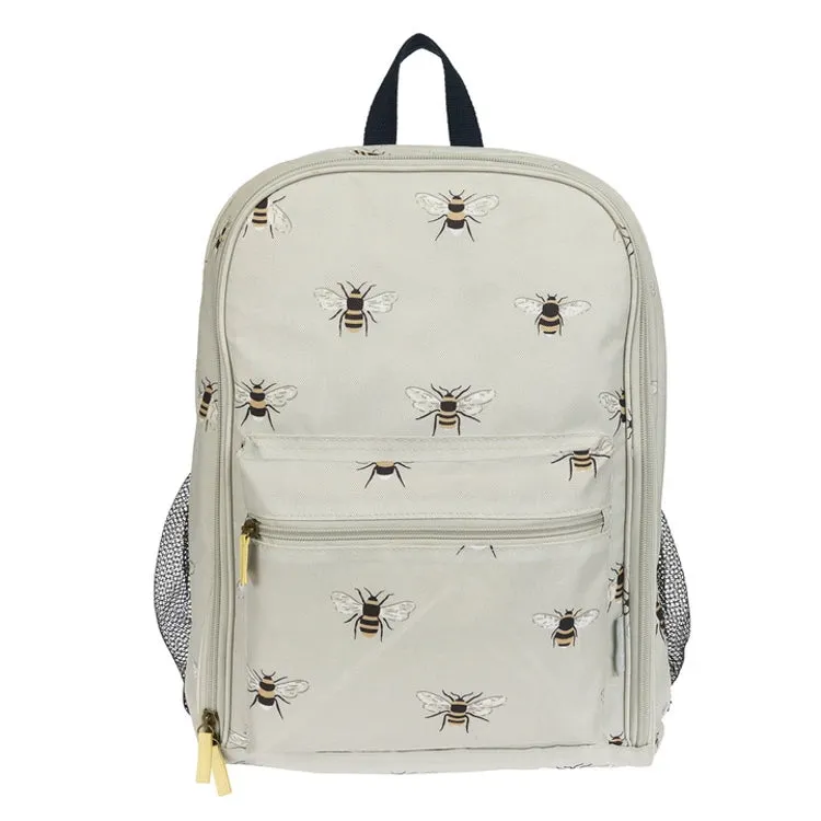 Sophie Allport Bees Oilcloth Picnic Rucksack